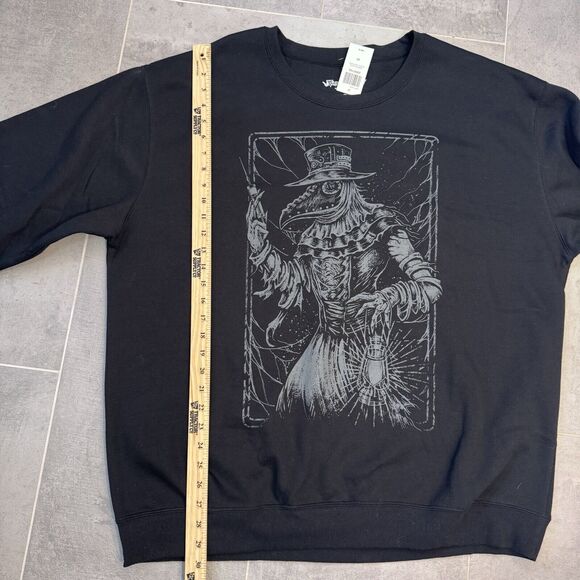 VampireFreaks Plague Doctor Sweatshirt – 2XL – NWT - Picture 11 of 12